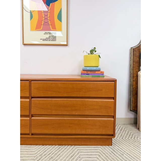 1970s Mid Century Modern Teak Dresser by Mobican, Danish Teak, Made in Denmark Console For Sale In Tampa - Image 6 of 15