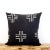 Mid-Century Modern Black Mudcloth Pillow Cover For Sale - Image 3 of 3