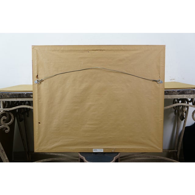 Late 20th Century David Ballew Sunlit Stream New Mexico Winter Plein-Air Oil Painting on Masonite Board For Sale - Image 11 of 11