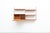 Wall shelf by kajsa & nils "nisse" strinning with a teak writing desk dimensions desk: w 78 cm x d 35 cm x h 42 cm 4...