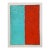 Fashion Inspired 'Blue and Orange' #1 Highly Textured Abstract Oil Painting For Sale