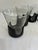 Corning Inc. Mid 20th Century Mid-Century Corning Glass Smoke Glass Tumblers With Black Bases - Set of 6 For Sale - Image 4 of 11