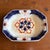 Farmhouse Antique Gaudy Welsh Crescent Pinwheel Flow Blue Set of 2 Vegetable Dishes, Circa 1840s For Sale - Image 3 of 12