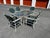 Brown Jordan Beautiful Vintage Aluminum Brown Jordan Patio Set Table & 6 Chairs For Sale - Image 4 of 10