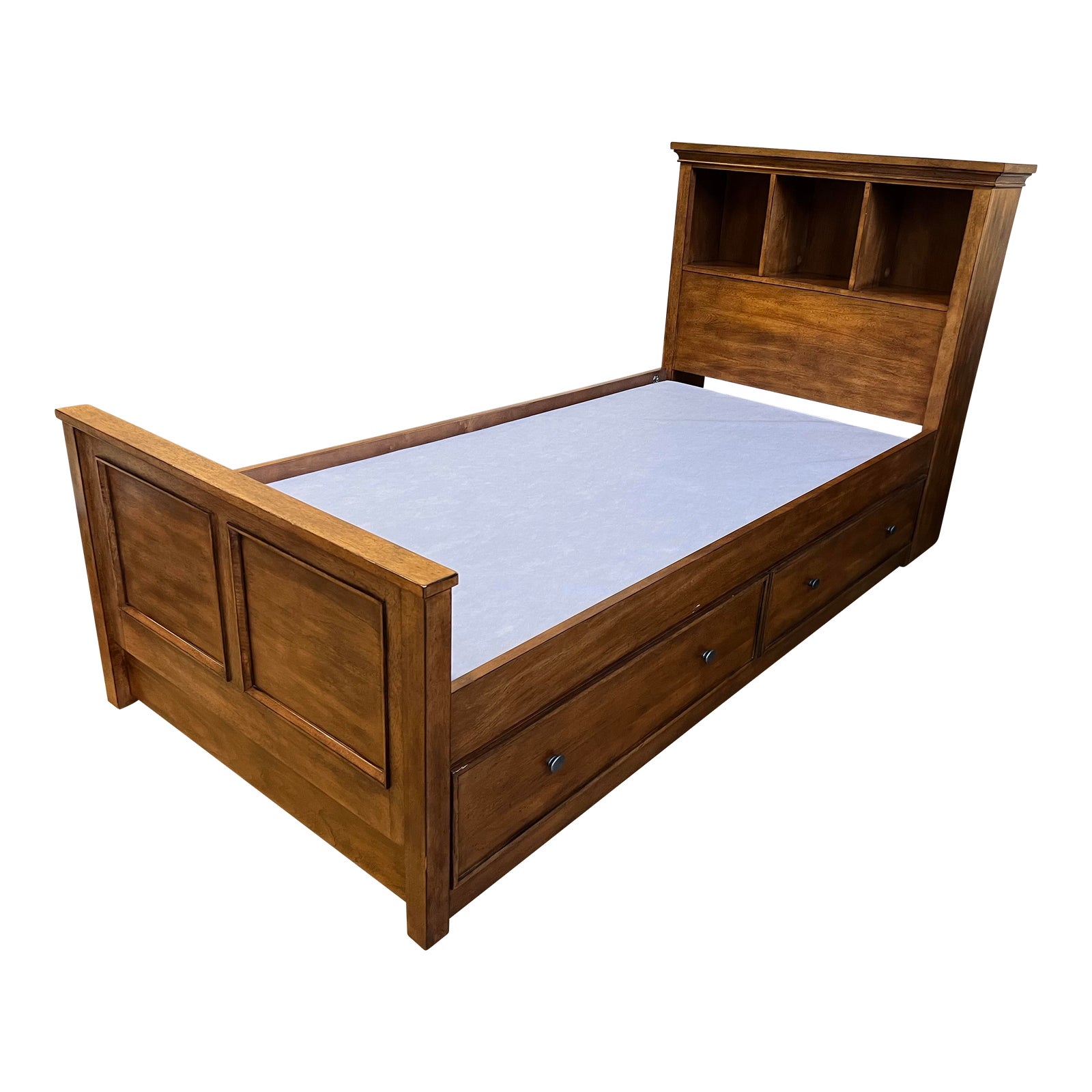 Twin Extra Long Size Ethan Allen Storage Trundle Bed Chairish
