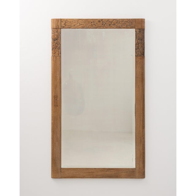 19th Century French Oak Wall Mirror For Sale - Image 4 of 10