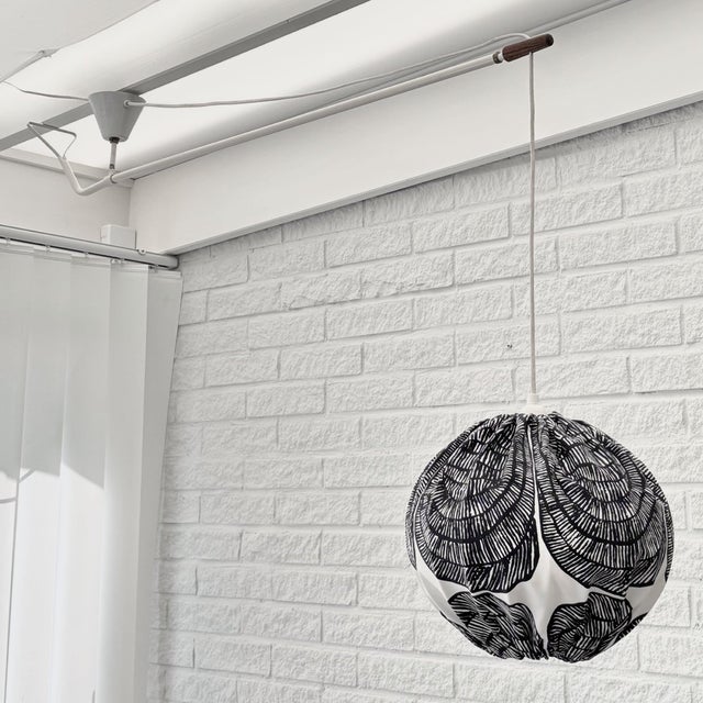 Mid-Century Scandinavian Industrial Pendant from Marimekko, Sweden, 1950s For Sale - Image 10 of 11