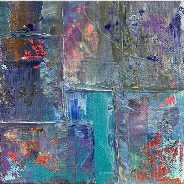 “Boundaries” Original Abstract Acrylic Painting on Stretched Canvas For Sale