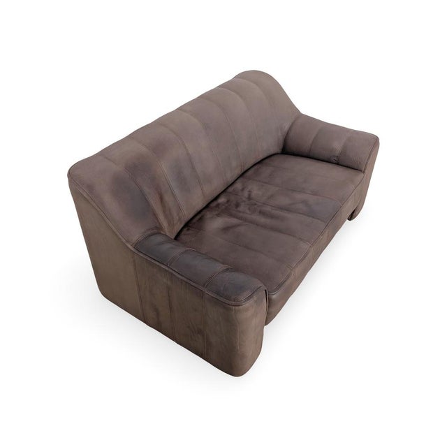 Vintage DS44 Two-Seater Sofa in Buffalo Leather from de Sede For Sale - Image 6 of 10