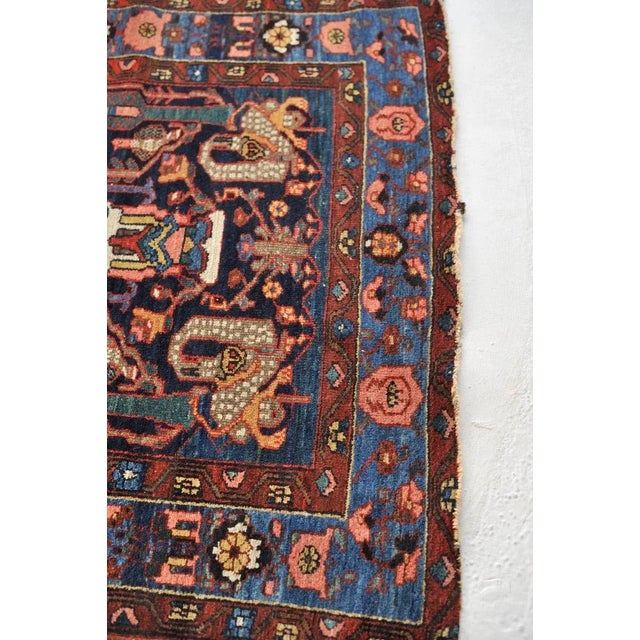 Serpent & Feline Tree of Life Hanging Rug 4.6 x 6.5 For Sale In Milwaukee - Image 6 of 13