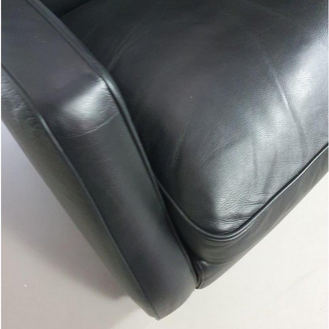 Animal Skin Amadeus Lounge Chair in Black Leather from Natuzzi For Sale - Image 7 of 18