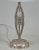 Metal 1920s French Art Deco Muller Freres Frosted Glass & Nickeled Bronze Table Lamp For Sale - Image 7 of 12