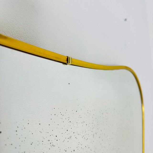 Copper Mid-Century Asymmetric Mirror, 1960s For Sale - Image 8 of 11