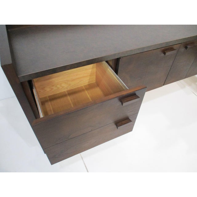Mid Century Credenza Sideboard or Stereo Cabinet in the Style of Harvey Probber For Sale In Cincinnati - Image 6 of 16