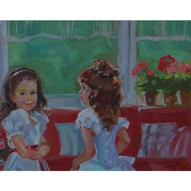 Campaign Soviet Children Portraits of Children Oil Painting Original Ukrainian Artist Polyakova M. 75-95 12 For Sale - Image 3 of 6