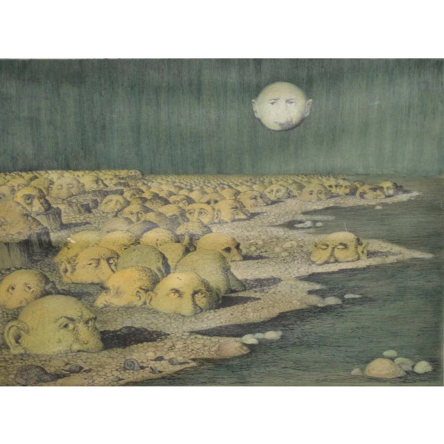 Curt Frankenstein (1920-2009) "Bureaucratic Kingdom" Limited Edition Lithograph From an edition of 5. This is numbered...