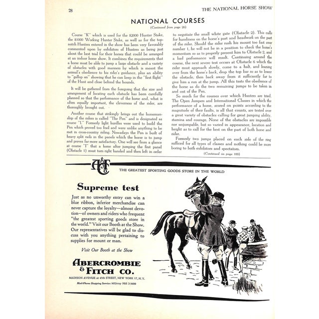 The National Horse Show: Sixty-Ninth Year Program - November 4-11, 1952 For Sale - Image 11 of 12