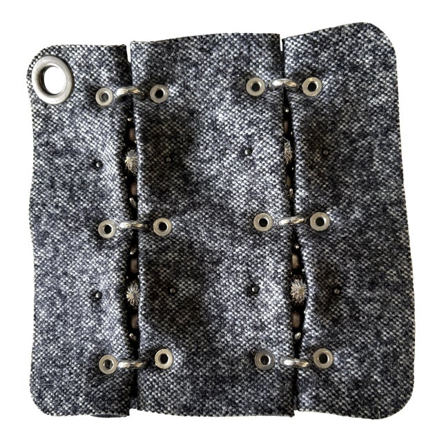 Italian Studded Fabric Swatch No 12 From 2026/2027 Collection For Sale