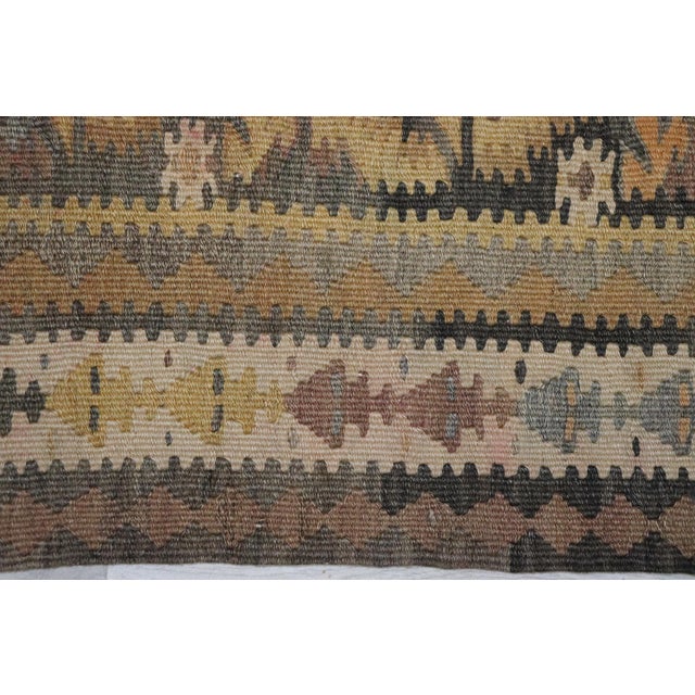 Textile Caucasian Kilim Rug, 1920s For Sale - Image 7 of 17