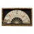 Mid 20th Century 16 Panel Fan with 163 Letterhead Emblems For Sale
