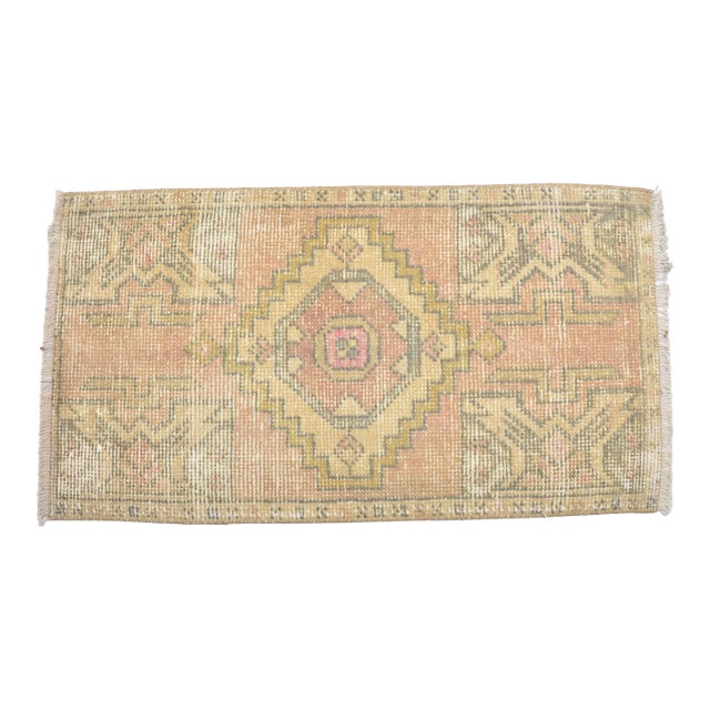 Mid 20th Century Oushak Anatolian Wool Rug For Sale