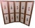 Beige Swedish Painted Five-Panel Screen 18th Century Painted Canvas Panels, Assembled 20th Century For Sale - Image 8 of 10