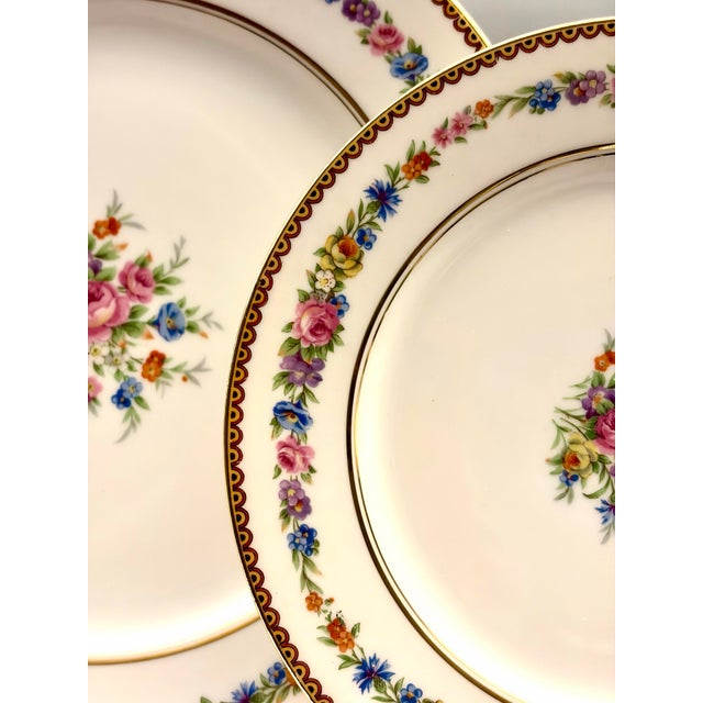 Limoges, France French Limoges Raynaud Plates - Set of 3 For Sale - Image 4 of 11