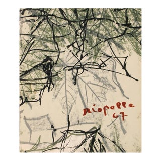1967 Jean-Paul Riopelle 'Riopelle (ETE)' Black France Book For Sale