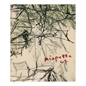 1967 Jean-Paul Riopelle 'Riopelle (ETE)' Black France Book