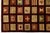 Modern Geometric Grid Hand-Knotted Wool Area Rug in Deep Burgundy & Earth Tones For Sale - Image 10 of 12