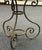 Traditional Ethan Allen Legacy Iron and Wood End Table For Sale - Image 3 of 8