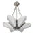 1930s French Art Deco Chandelier Signed by Atelier E.J.G For Sale