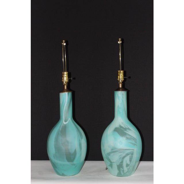 Mid 20th Century Seguso Style Abstract Murano - a Pair For Sale - Image 9 of 10