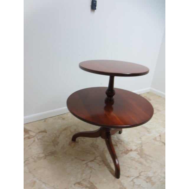 Ethan Allen Sheffield Solid Cherry End Table Chairish