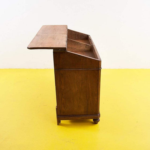 Brown Rustic Wooden Sideboard, Early 1900s For Sale - Image 8 of 10