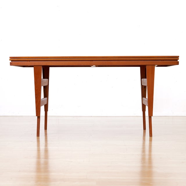 1960s Danish Modern Elevation Coffee / Dining Table by Trioh of Denmark For Sale - Image 14 of 15