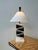 Vintage Graphic Black + White Plexi Lamp Attributed to Moss, Circa 1950s For Sale - Image 11 of 11