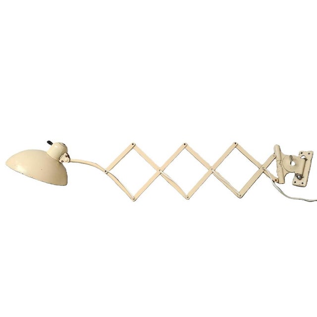 Vintage Industrial Wall-Mounted Scissor Lamp from Kaiser Idell, Germany, 1950s For Sale - Image 15 of 15