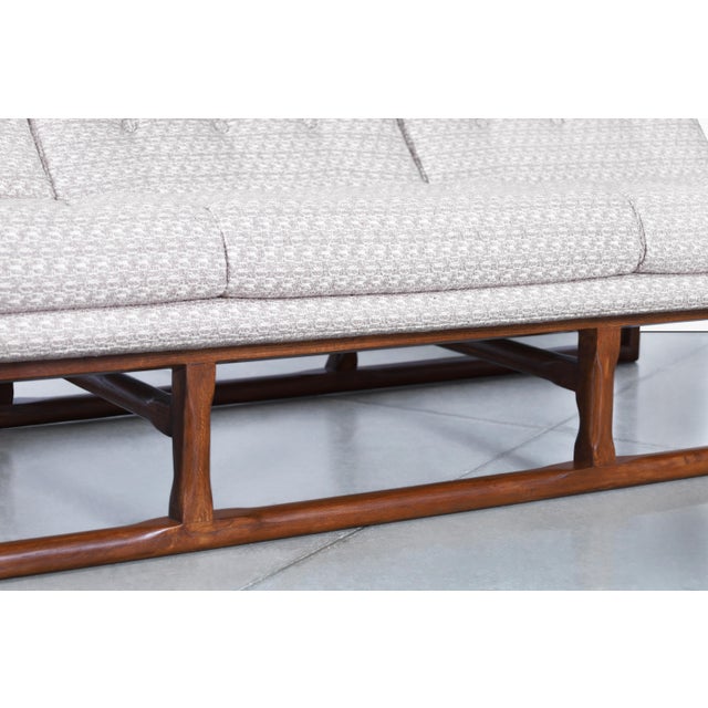 Wood Mid-Century Modern Walnut Sofa Attributed to Milo Baughman For Sale - Image 7 of 12