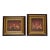 Late 20th Century Coordinating Pair of Framed Medieval Unicorn Tapestry Prints in Gilt and Mahogany-Tone Frames - Set of 2 For Sale