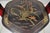 Vintage Chinese Black & Red Lacquer Floral Painted Lidded Wooden Tea Caddy Box For Sale - Image 4 of 11