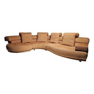 Sculptural Sofa from Wiener Werstätte, 1980s For Sale