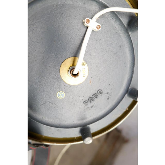 Mid-Century Brass & Polished Wood Floor Lamp from Böhlmarks, Sweden, 1940s For Sale - Image 11 of 12