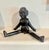 Figurative Hand Carved Wood Figure Sculpture With Articulated Arms and Legs (10.5” High) For Sale - Image 3 of 7