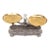 Antique Breveté s.d.d.g. Iron and Brass Table Top Balance Scale For Sale