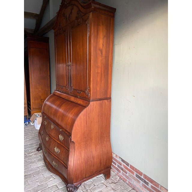 Antique Mahogany Empire Top Desk For Sale - Image 10 of 12