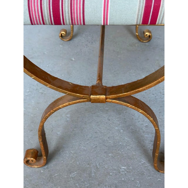 Spanish Gilt Iron Bench For Sale - Image 11 of 12
