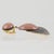 Plastic Cilea Paris Taupe and Cocoa Resin Dangle Clip Earrings For Sale - Image 7 of 8