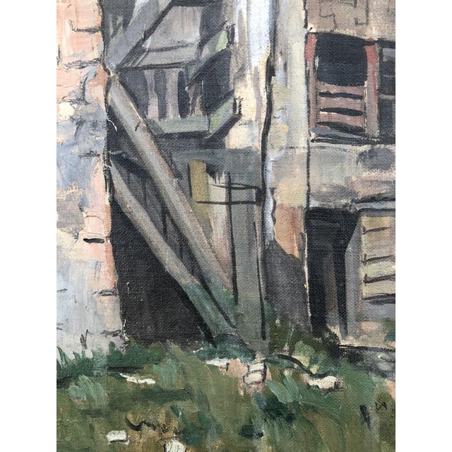 1930s René Samuel Beguin, Village de montagne, 1930, Oil on Canvas, Framed For Sale - Image 5 of 10