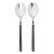Contemporary Mepra Fantasia 2-Piece Salad Servers Set, Black For Sale - Image 3 of 3